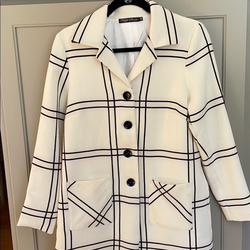 NWOT Long Sleeve Long Jacket - Picture 1 of 7